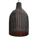 Φωτιστικό Κρεμαστό  Μαύρο Μέταλλο 28.5x28.5x37cm