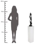 Διακοσμητικό ArteLibre Μαύρο Αλουμίνιο 13x12x67cm