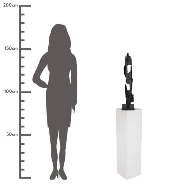 Διακοσμητικό ArteLibre Μαύρο Αλουμίνιο 13x12x67cm