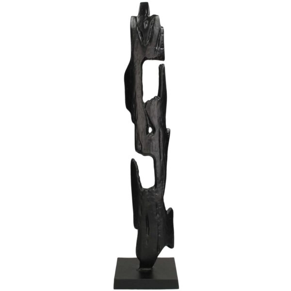 Διακοσμητικό ArteLibre Μαύρο Αλουμίνιο 13x12x67cm