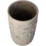 Κασπώ ArteLibre Λουλούδια Ιβουάρ Τσιμέντο 18x18x30cm