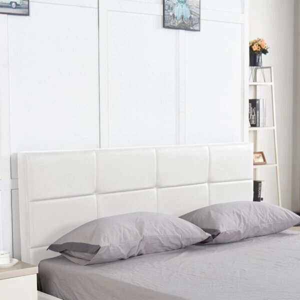 Κρεβάτι  ANEMONE Λευκό PU Με Αποθηκευτικό Χώρο 217.5x170.5x100cm (Στρώμα 160x200cm)