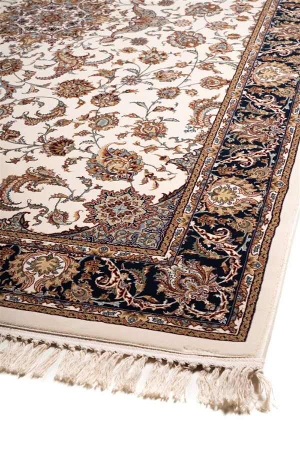 ΧΑΛΙ ROYAL SILK 003/W CREAM-BLUE - 200cm x 285cm