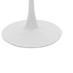 Τραπέζι Balou I  MDF λευκό μαρμάρου Φ120x75εκ