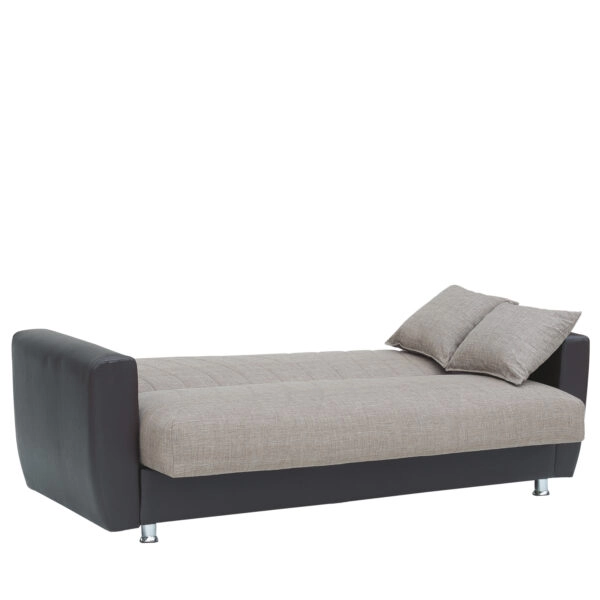 Καναπές Κρεβάτι Τριθέσιος JUAN Καφέ/Μπεζ 210x84x86cm