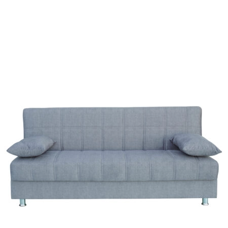 Καναπές Κρεβάτι Τριθέσιος ArteLibre LAURA II Γκρι 190x84x86cm