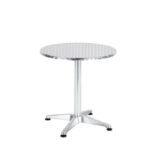 Τραπέζι  Αλουμινίου IO Ασημί Φ60x70cm