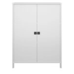 Κομότα Δίφυλλη Marocco Λευκό 99x37x130.5cm