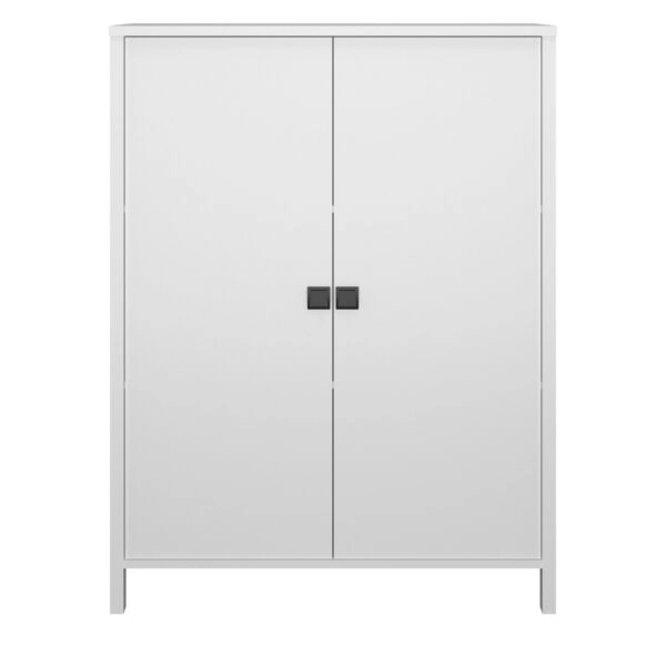 Κομότα Δίφυλλη Marocco Λευκό 99x37x130.5cm