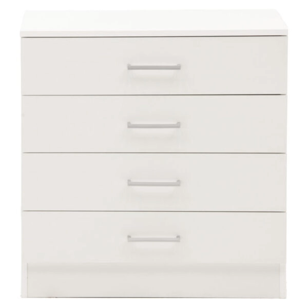 Συρταριέρα Elise  4ων συρταριών λευκό 69x40x71εκ