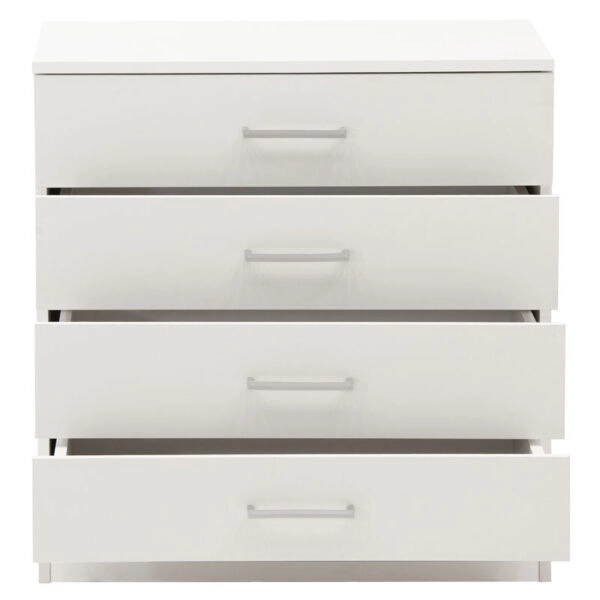 Συρταριέρα Elise  4ων συρταριών λευκό 69x40x71εκ