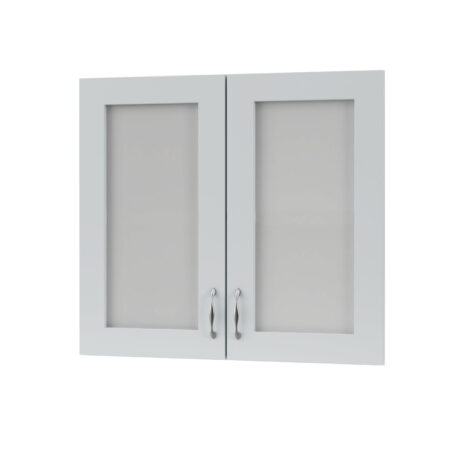 Άνω Πορτάκια-Τζάμι Modest Γκρι 80x71.3x1.6cm