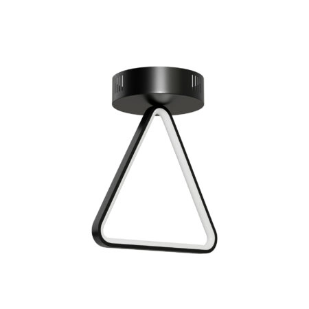Φωτιστικό Οροφής LED 13W 1000Lm Μαύρο 25x13x30cm