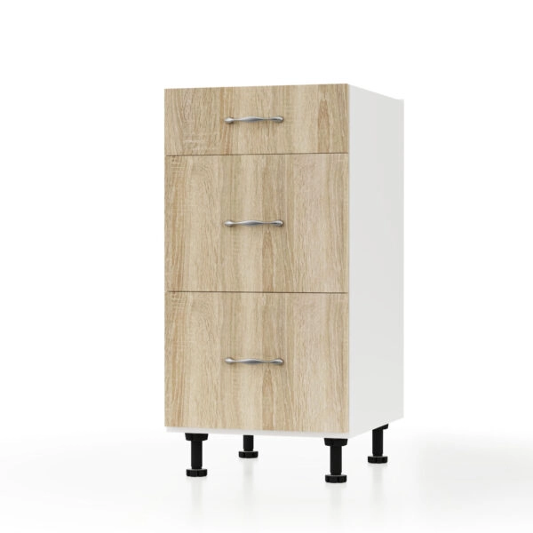 Modest Κάτω Ντουλάπι Συρταριέρα Σονόμα 35x48x82 εκ