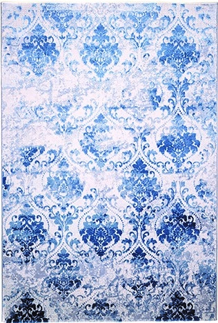 ΧΑΛΙ VELVET 4525/Grey Blue - 133cm x 190cm