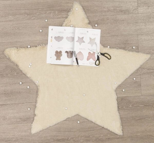 ΧΑΛΙ PUFFY FC3B BEIGE STAR ANTISLIP - 160X160