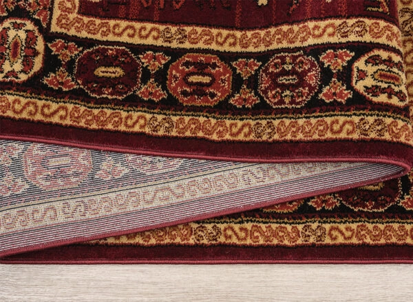 ΧΑΛΙ PERSIA 6057 BURGUNDY ΜΕ ΚΡΟΣΣΙ - SET067(2x140,1x200)