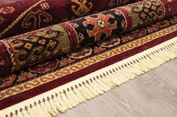 ΧΑΛΙ PERSIA 6057 BURGUNDY ΜΕ ΚΡΟΣΣΙ - SET067(2x140,1x200)