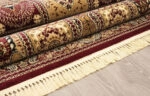 ΧΑΛΙ PERSIA 6283 BURGUNDY ΜΕ ΚΡΟΣΣΙ - 200X290