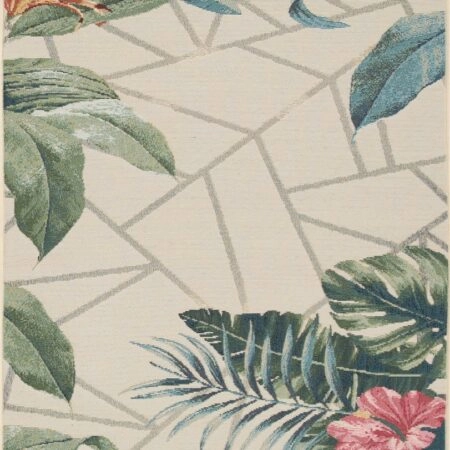 ΧΑΛΙ LEAVES 052/W - 135cm x 190cm