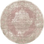 ΧΑΛΙ VELVET 5420/Rose - 160εκ - Στρόγγυλο