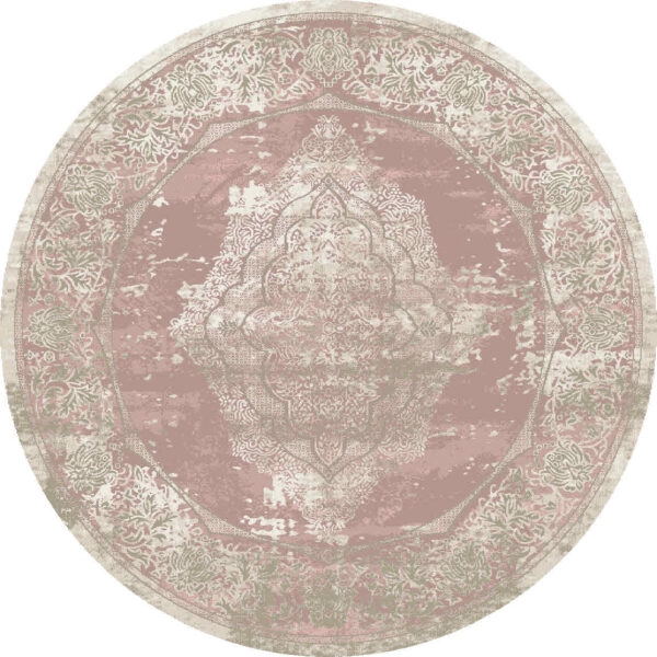 ΧΑΛΙ VELVET 5420/Rose - 160εκ - Στρόγγυλο