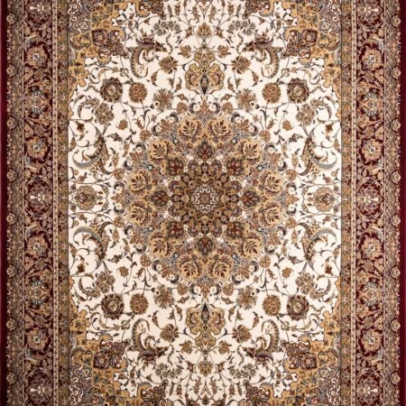 ΧΑΛΙ ROYAL SILK 5503/M CREAM-RED - 240cm x 300cm