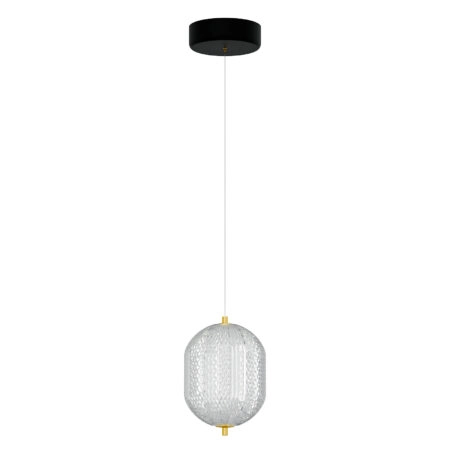 Φωτιστικό Κρεμαστό Led 18W 4000K Χρυσό 20x15x120cm