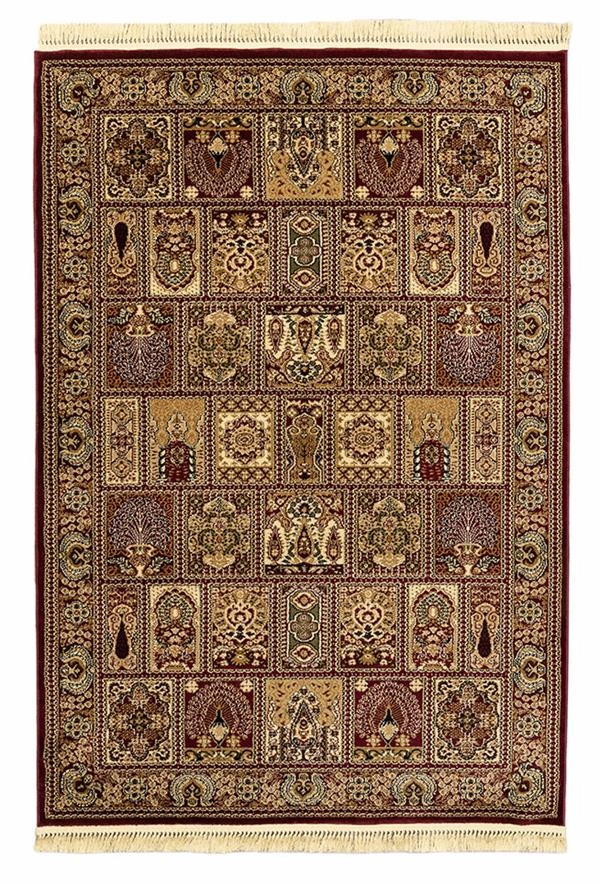 ΧΑΛΙ PERSIA 6283 BURGUNDY ΜΕ ΚΡΟΣΣΙ - 200X290