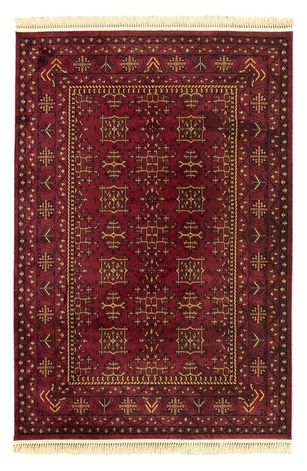 ΧΑΛΙ PERSIA   315 BURGUNDY ΜΕ ΚΡΟΣΣΙ - 200X290