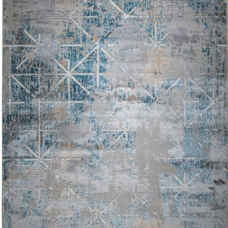 ΧΑΛΙ PEARL 644 GREY-LIGHT BLUE - 133cm x 190cm