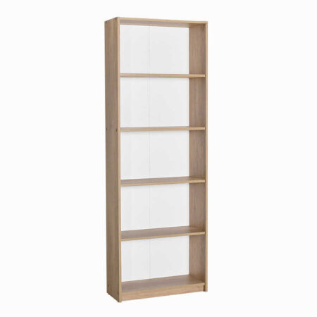 Βιβλιοθήκη μελαμίνης Max χρώμα tori 64x26x182εκ.