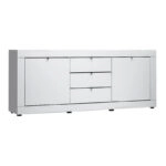 Μπουφές μελαμίνης Ocean χρώμα λευκό 210x45x86εκ.