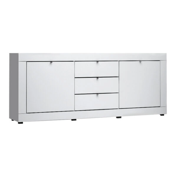 Μπουφές μελαμίνης Ocean χρώμα λευκό 210x45x86εκ.