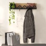 Κρεμάστρα τοίχου Liora χρώμα sapphire oak 63x14x14εκ.