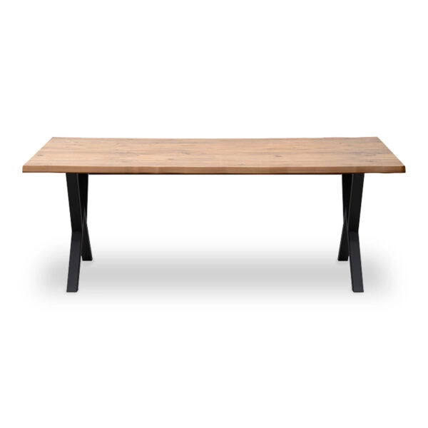 Τραπέζι Walter Mdf - μεταλλικό χρώμα ακακίας 200x100x75εκ.