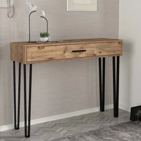 Κονσόλα Rochel Megapap χρώμα atlantic pine 120x35x89