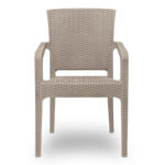 Πολυθρόνα πολυπροπυλενίου Clio  recycled χρώμα cappuccino 57x55x86εκ.