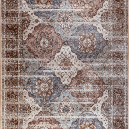 ΧΑΛΙ IMPERIAL 1801/V CREAM-TERRA - 160cm - Στρογγυλό