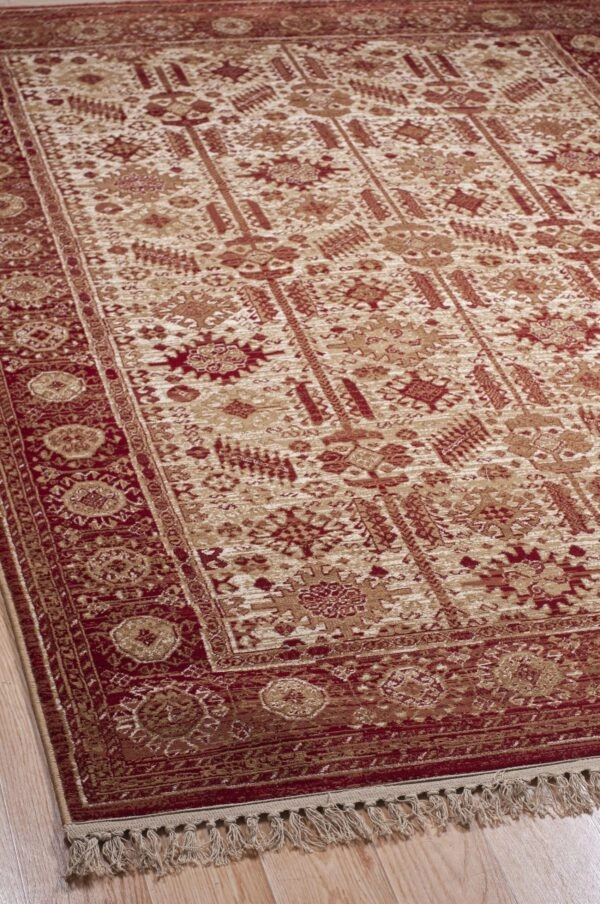 ΧΑΛΙ ORIAN 2305/Cream Red - 133cm x 190cm