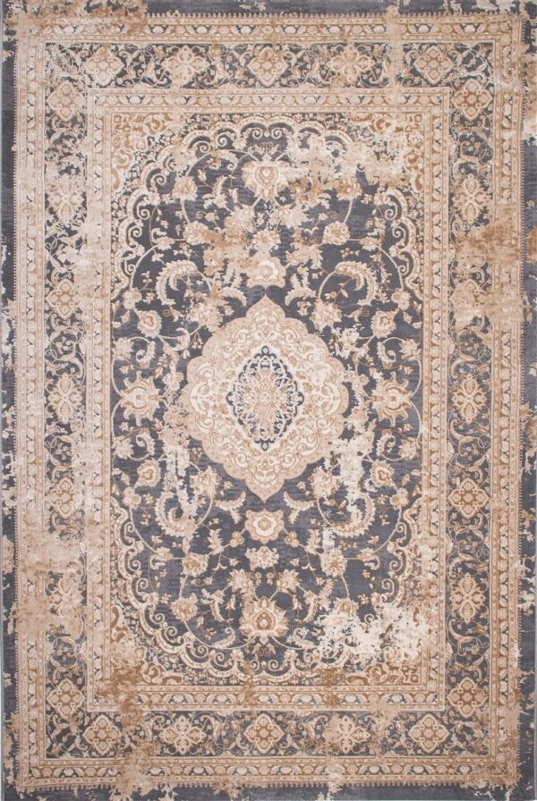 ΧΑΛΙ VELVET 2222/Grey Beige - ΣΕΤ ΚΡΕΒΑΤΟΚΑΜΑΡΑΣ