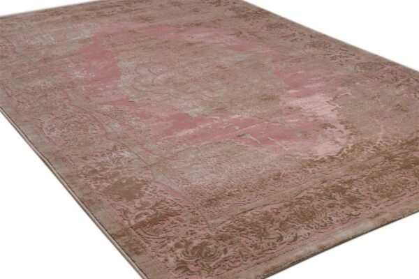 ΧΑΛΙ VELVET 5420/Rose - 160εκ - Στρόγγυλο