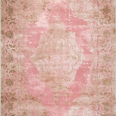 ΧΑΛΙ VELVET 5420/Rose - 200εκ - Στρογγυλό