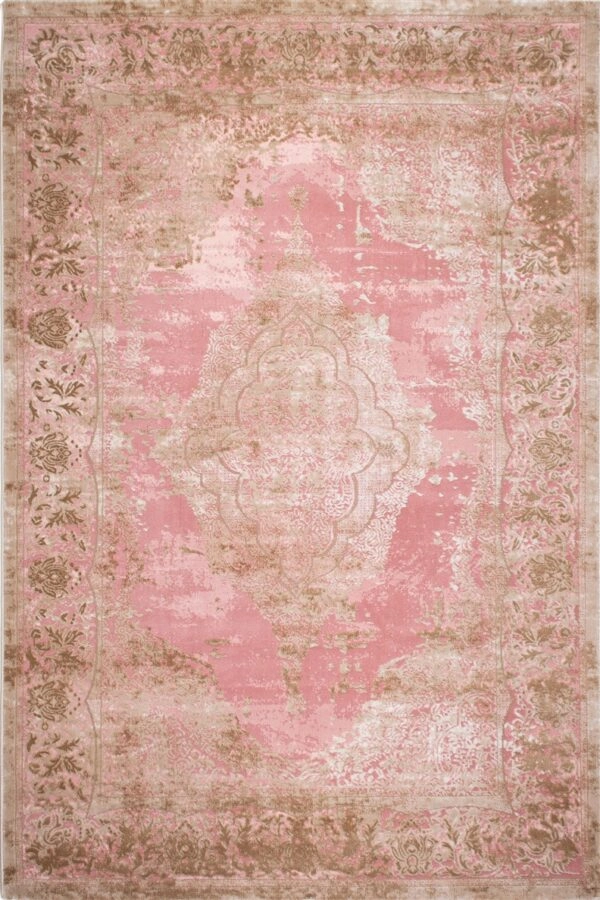 ΧΑΛΙ VELVET 5420/Rose - 160εκ - Στρόγγυλο