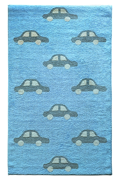 ΧΑΛΙ ΠΑΙΔΙΚΟ KIDDO CARS LIGHT BLUE - 090cm x 160cm