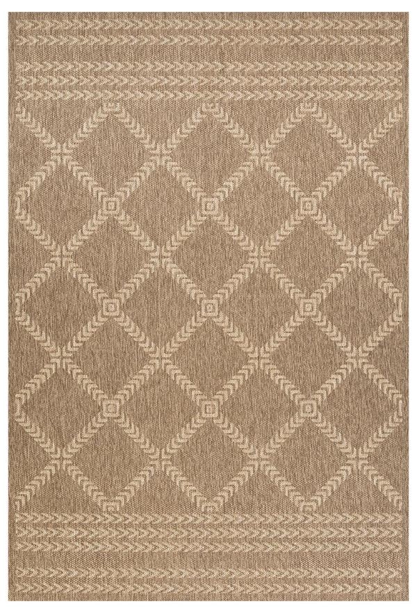 ΧΑΛΙ ETHNIK  2012C BROWN/CARAMEL BEIGE - 070X140