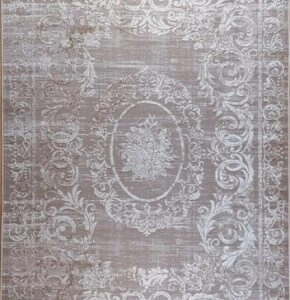 ΧΑΛΙ VELVET VINTAGE 4664/Cream Beige - 160εκ - Στρόγγυλο