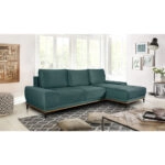 NATURA ΚΑΝΑΠΕΣ ΚΡΕΒΑΤΙ ΓΩΝΙΑ ΔΕΞΙΑ DUSTY PETROL 283x164x90