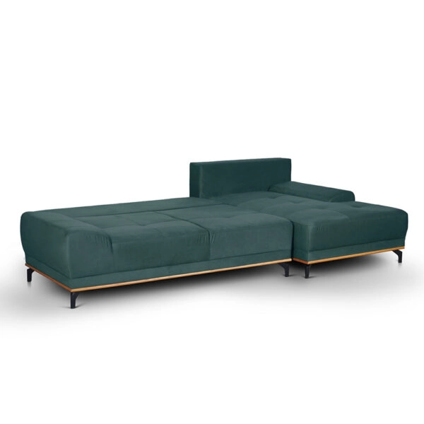 NATURA ΚΑΝΑΠΕΣ ΚΡΕΒΑΤΙ ΓΩΝΙΑ ΔΕΞΙΑ DUSTY PETROL 283x164x90