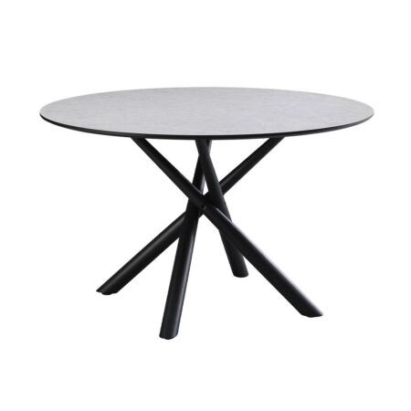 VOTSALO ΤΡΑΠΕΖΙ STONE ΓΚΡΙ 120x120xH75cm